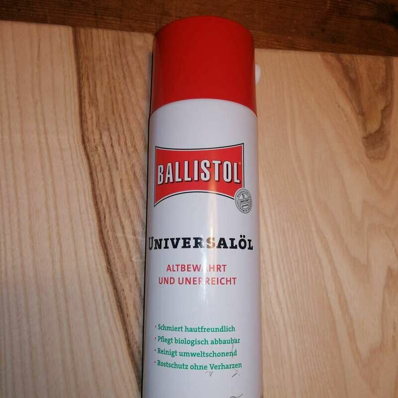 Ballistol Universalöl - Zur Pflege von Klingen, Messergriffe, Lederscheiden Ballistol Universalöl - Zur Pflege von Klingen, Messergriffe, Lederscheiden