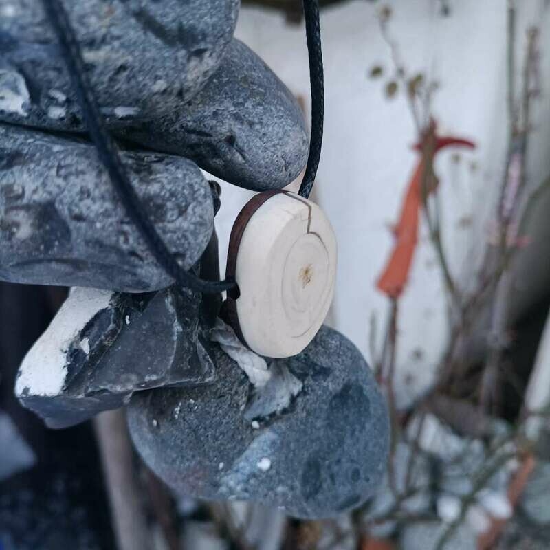 Anhänger Mammutelfenbein und Mooreiche. Anhänger Mammutelfenbein und Mooreiche.