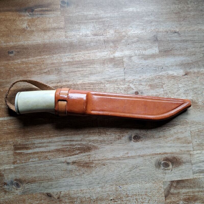 Outdoormesser aus ATS 34 mit Knochengriff Outdoormesser aus ATS 34 mit Knochengriff