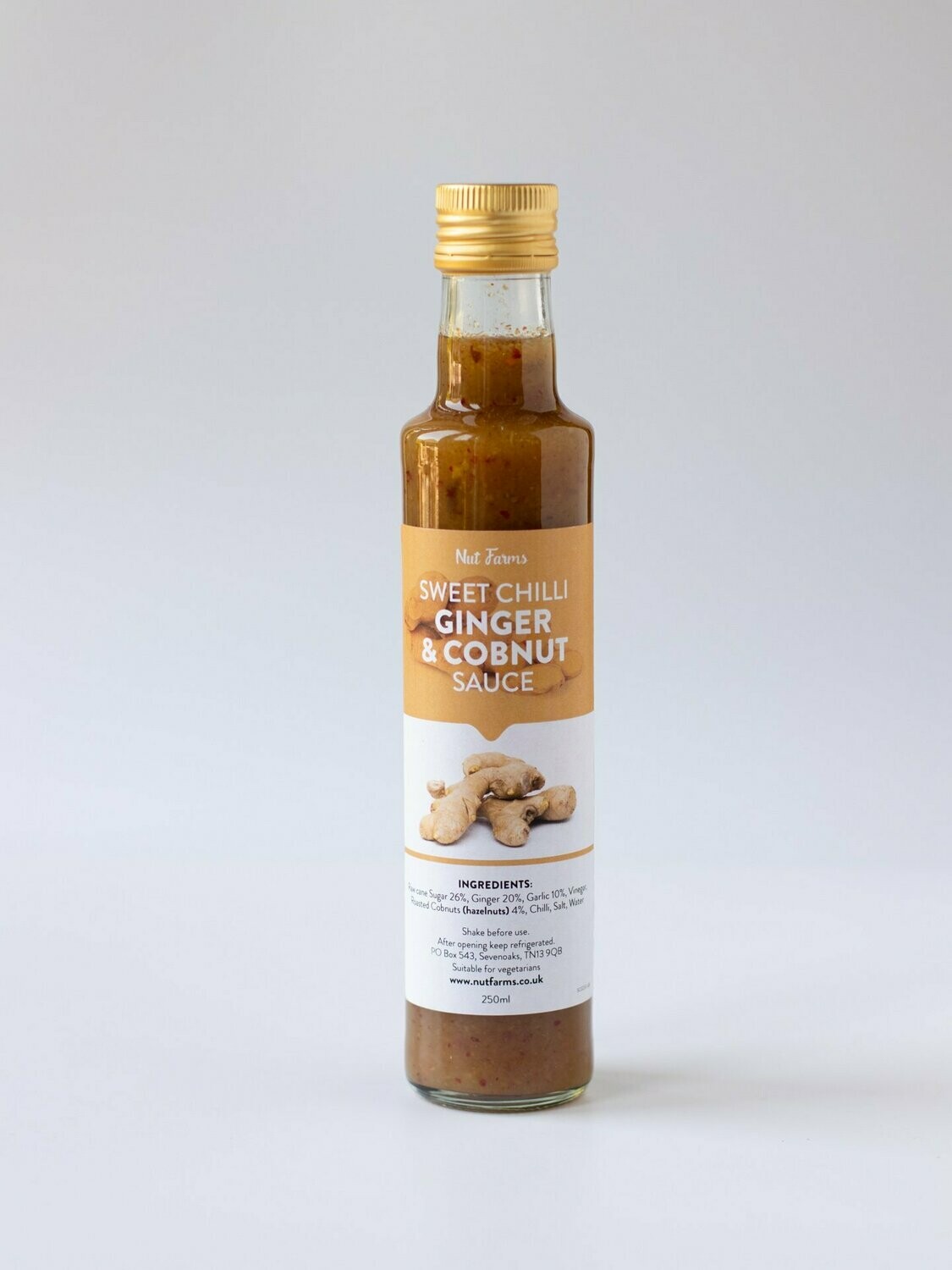 Chilli, Ginger & Cobnut Sauce (250ml)
