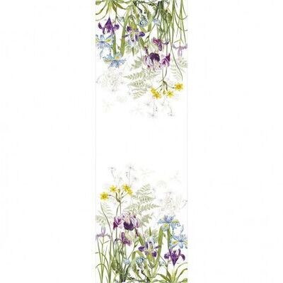 Iris d'hiver blanc chemin de table