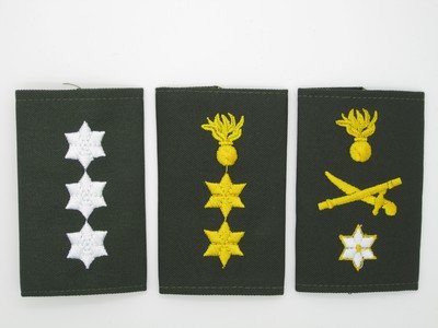 ΕΠΩΜΙΔΕΣ ΣΤΡΑΤΟΥ ΕΠΩΜΙΔΕΣ ΑΞΙΩΜΑΤΙΚΩΝ (ΘΗΚΕΣ) ΚΑΤΩΤΕΡΩΝ-ΑΝΩΤΕΡΩΝ-ΑΝΩΤΑΤΩΝ / officers&#39; shirt epaulets