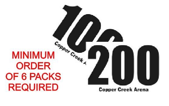 CUSTOM BACK NUMBERS-100 PACK