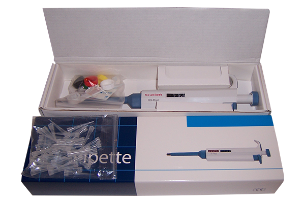 Variable Pipettes .5-10 UL + 100 tips