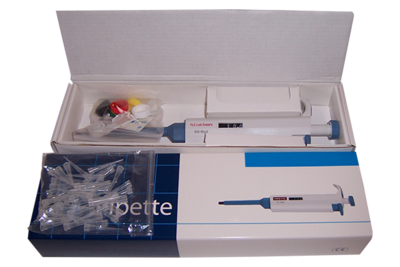 Variable Pipettes .5-10 UL + 100 tips