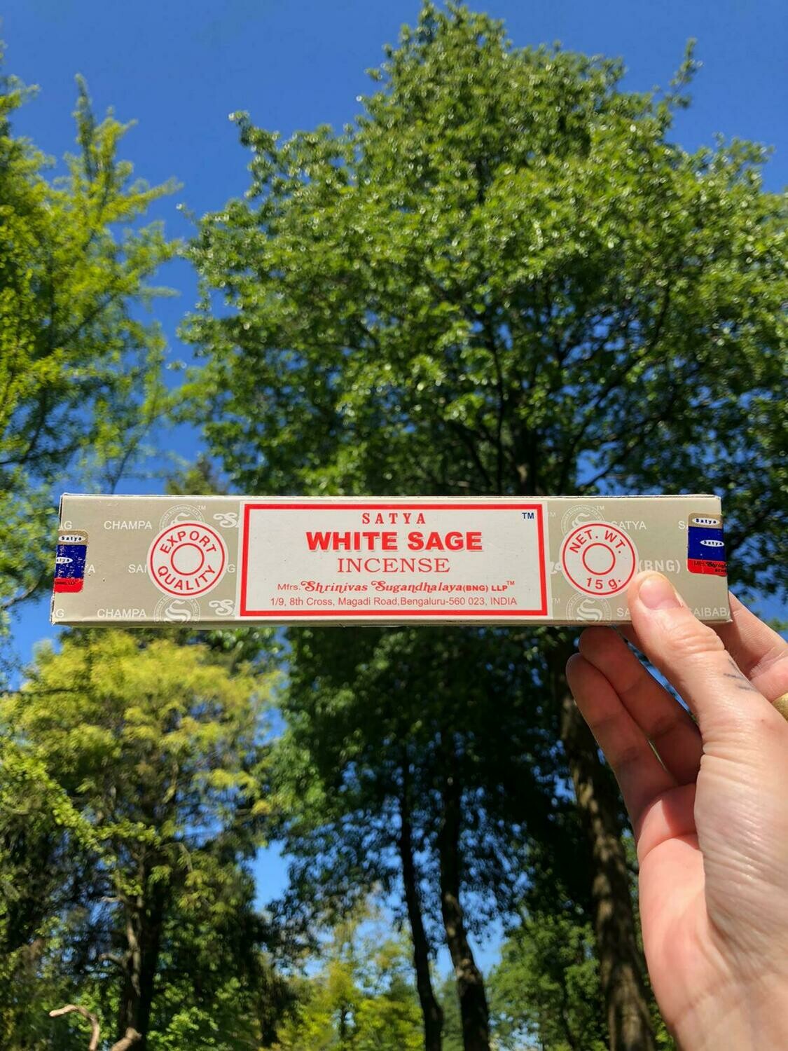 Satya White Sage Wierook Sticks
