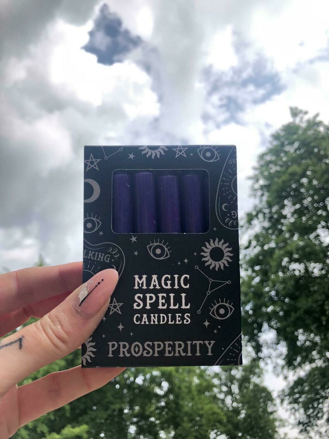 Magic Spell Candles Paars