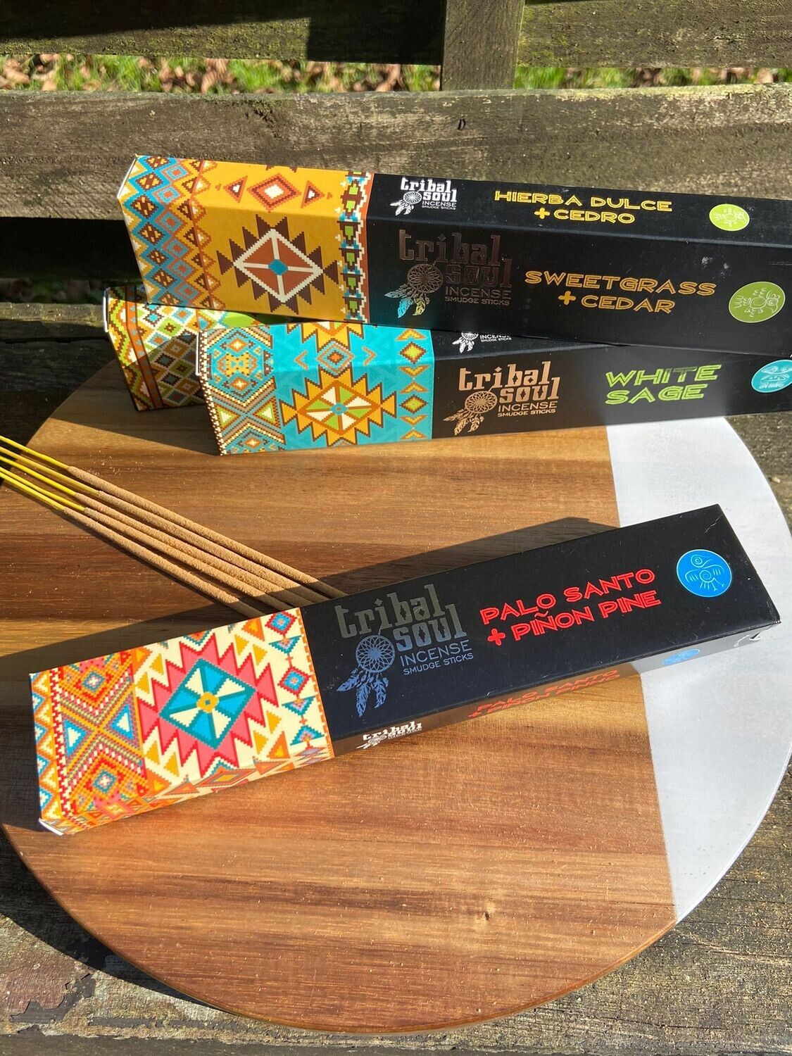 Tribal Soul Wierook Sticks Palo Santo &  Pinon Den