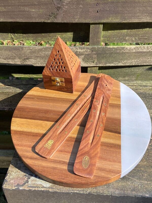 Wierook Set Met Plankje Wierook Set Met Plankje