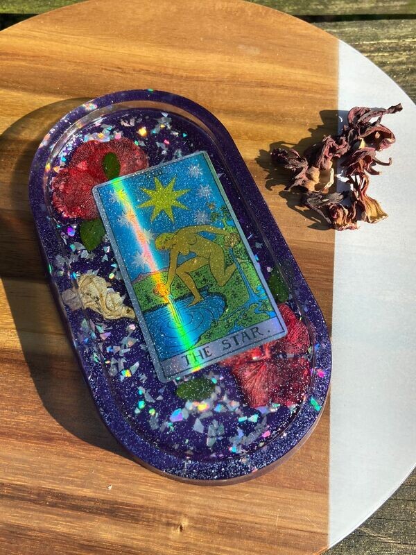 Schaaltje met Tarotkaart "De Ster"