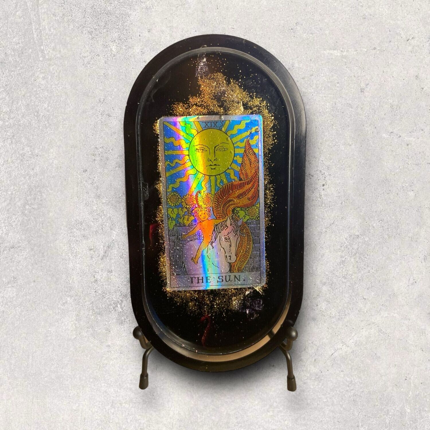 Schaaltje met Tarotkaart "De Zon"