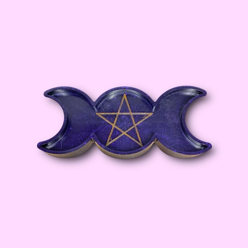 Schaaltje Pentagram Paars