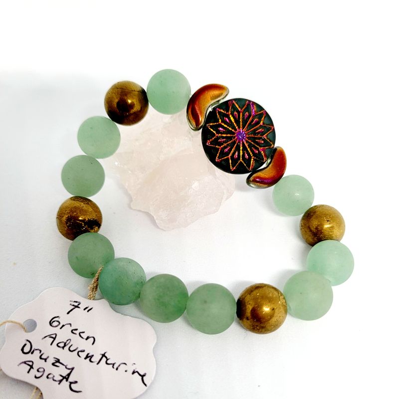 New! Dazzling Sunburst Gemstone Bracelet
