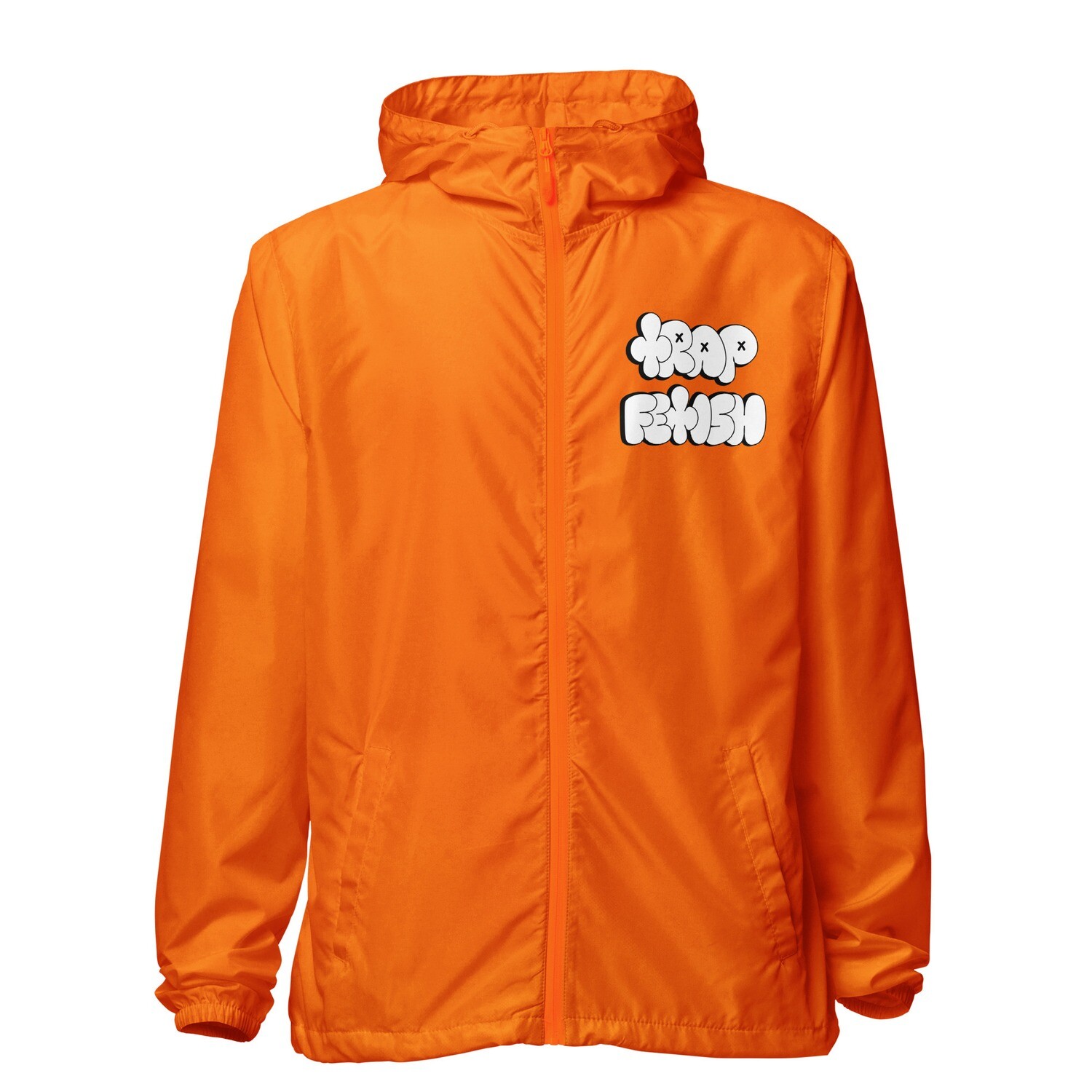 Bubble Trap Unisex Lightweight Zip Up Windbreaker