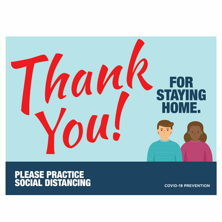 Thank You For Staying Home -full colour
