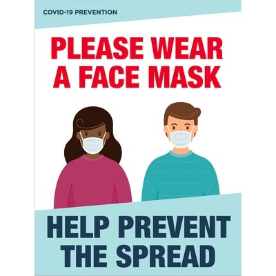 Please Wear a Face Mask -Prevention