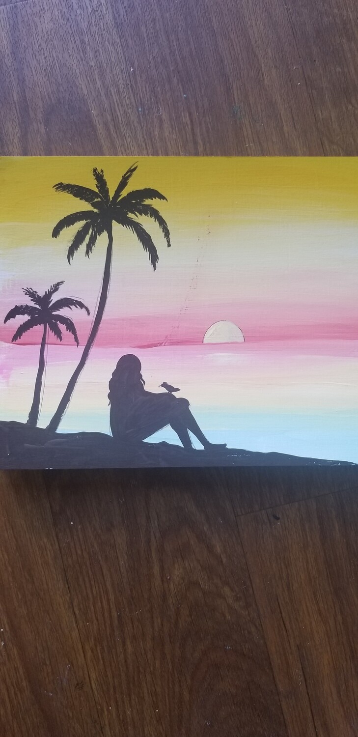 One Zoom art class ( ages 6yo-14 yo)  drawing/ sketching,  one class