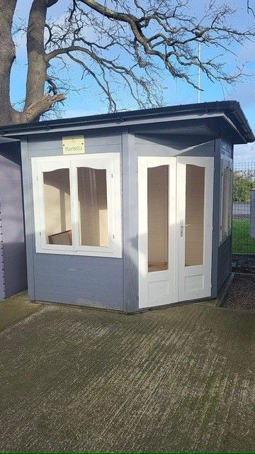 Marbella 2.3x2.3m Corner Cabin - Ex-Display