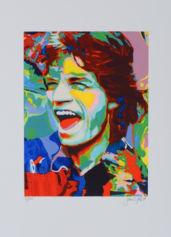 Original Grafik James Francis Gill  Mick Jagger