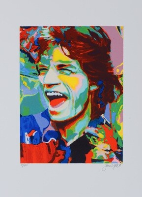 Original Grafik James Francis Gill "Mick Jagger"