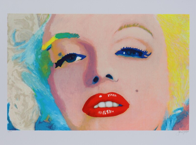 Original Grafik James Francis Gill Marilyn on a sunny day Original Grafik James Francis Gill Marilyn on a sunny day