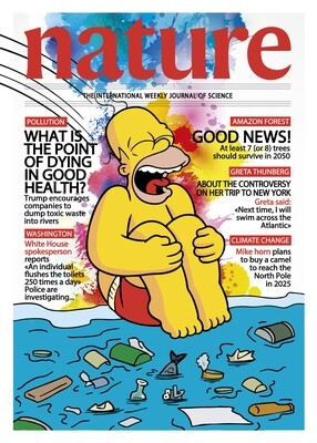Original Kobalt "Homer Simpson Nature Magazin"