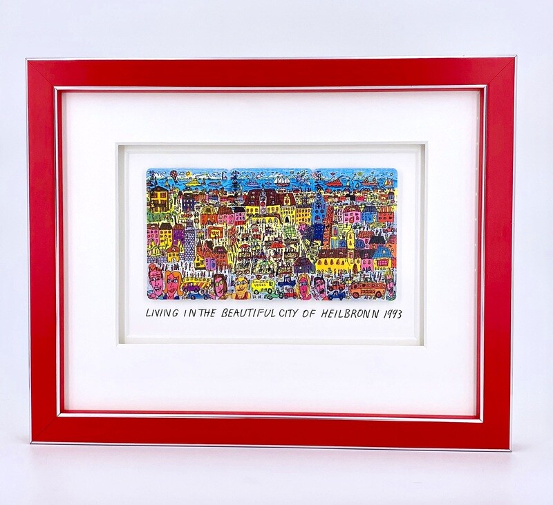 Original James Rizzi "Living in the beautiful city of Heilbronn" Original James Rizzi "Living in the beautiful city of Heilbronn"
