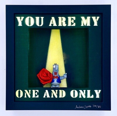 Andreas Lichter - You are my one and only Ottifant gerahmt
