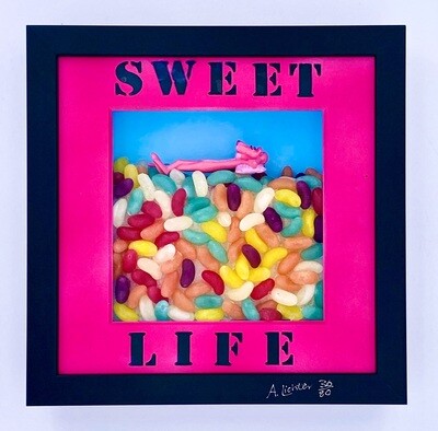 Andreas Lichter - Sweet Life Pink Paulchen Panther gerahmt Andreas Lichter - Sweet Life Pink Paulchen Panther gerahmt