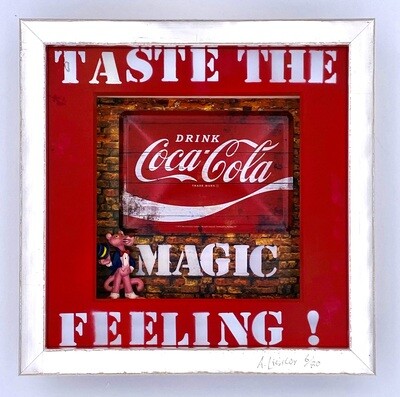 Andreas Lichter - Taste the Feeling Pink Panther gerahmt Andreas Lichter - Taste the Feeling Pink Panther gerahmt