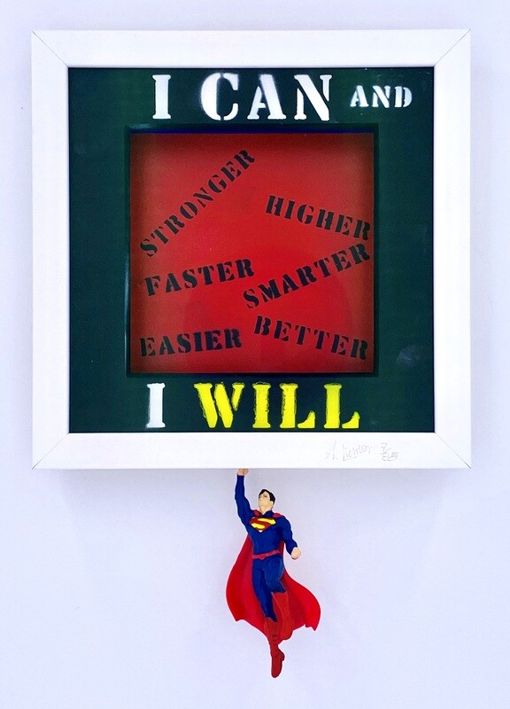 Andreas Lichter "I can and i will" gerahmt