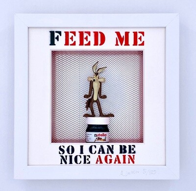 Andreas Lichter - Feed me Wile E Coyote gerahmt Andreas Lichter - Feed me Wile E Coyote gerahmt