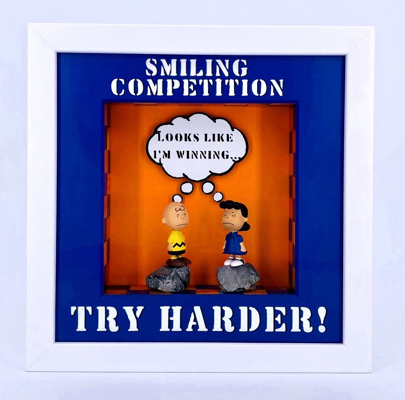 Andreas Lichter "Smiling" The Peanuts gerahmt Andreas Lichter "Smiling" The Peanuts gerahmt