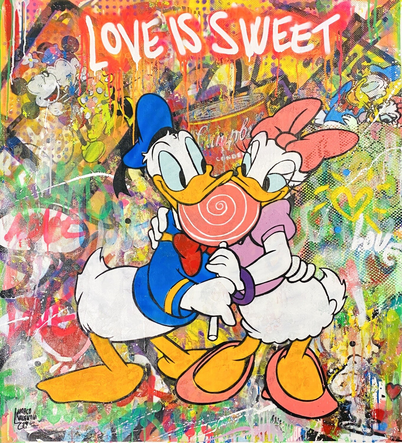 Marco Valentini “Donald and Daisy Love is sweet“