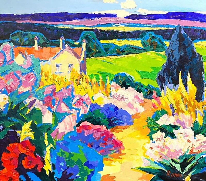 Ewgenij Ryman "Farbige Landschaft II" Ewgenij Ryman "Farbige Landschaft II"
