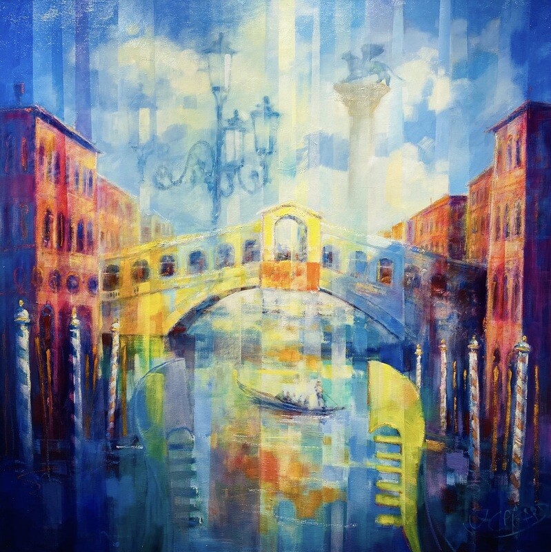 Jean-Claude Picard "Rialtobrücke Venedig"