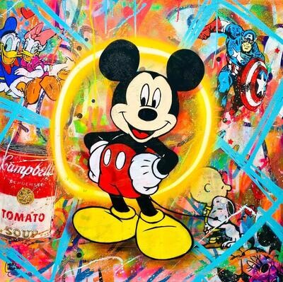 Marco Valentini “Micky Mouse Yellow Circle“