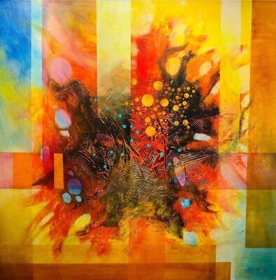 Jean-Claude Picard "Abstrakter Farbknall" Jean-Claude Picard "Abstrakter Farbknall"