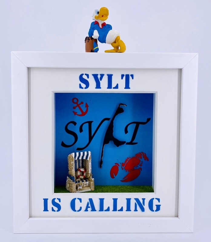 Andreas Lichter "Sylt is calling" gerahmt