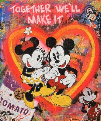 Marco Valentini “Together we'll make it“ Micky und Minnie
