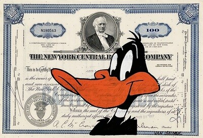 Vincent van Leeuwen "Daffy Duck for New York Central Shares"