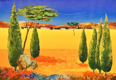 Claude E. Matié "Landschaft der Sonne"