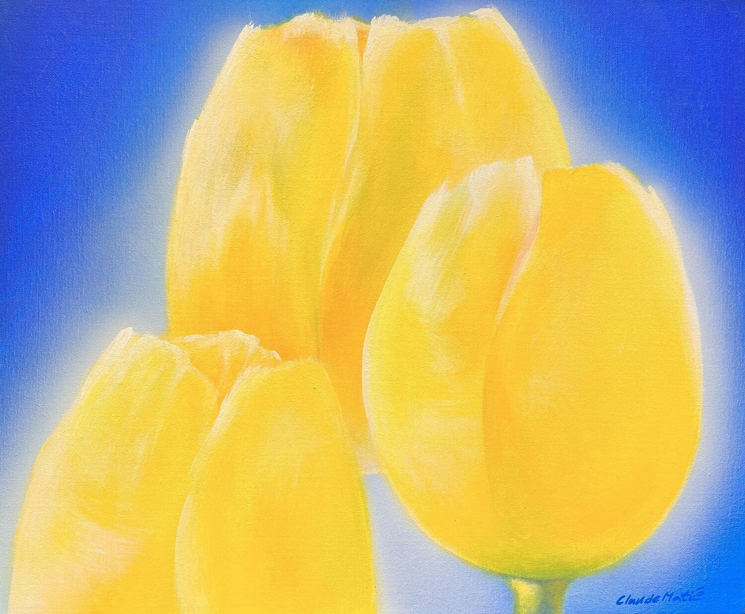 Claude E. Matié "Tulpen im Gegenlicht II"
