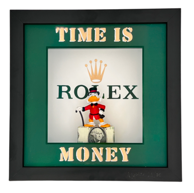 Andreas Lichter Time is money gerahmt Andreas Lichter Time is money gerahmt