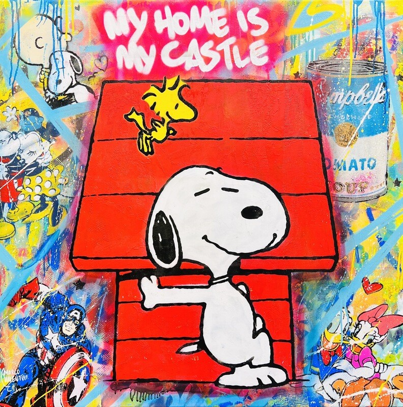 Marco Valentini “My home is my castle“ Snoopy