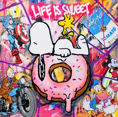 Marco Valentini “Life is sweet“ Snoopy