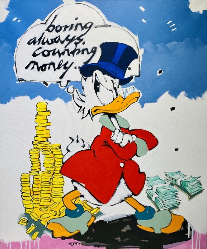 Wolfgang Loesche Dagobert "Always counting money" Wolfgang Loesche Dagobert "Always counting money"