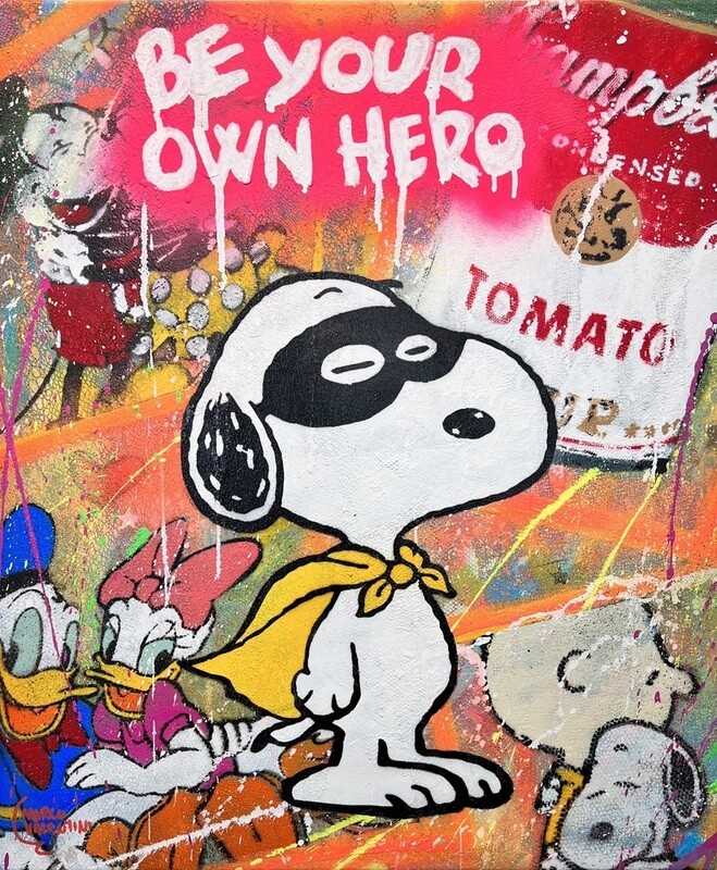 Marco Valentini “Snoopy Be your own Hero“