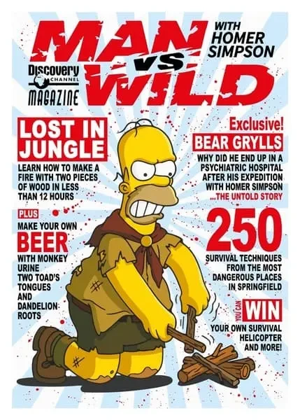 Original Kobalt "Homer Simpson Man vs Wild