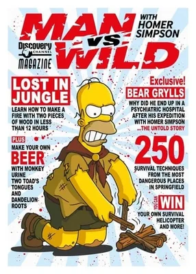 Kobalt Homer Simpson Man vs Wild